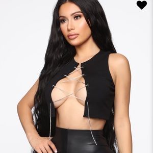 “Party starter” crop top